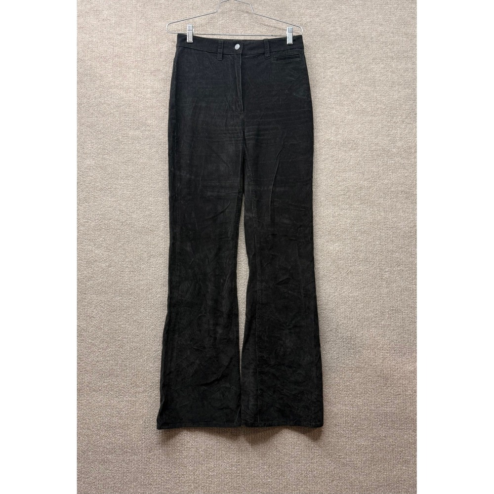 Wilfred Free Black Corduroy Flare Pants High Waisted Size 6 EPC7-6604-45